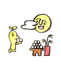 Mameman Events and greeting sticker #7381740