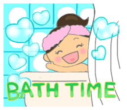 Cheerleader Sticker Green Uniform sticker #7381810