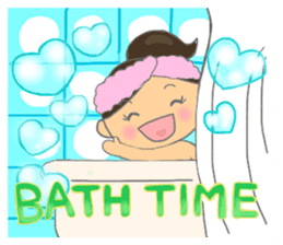 Cheerleader Sticker Green Uniform sticker #7381810