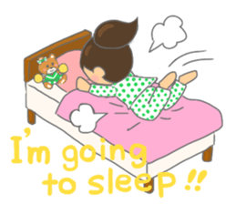 Cheerleader Sticker Green Uniform sticker #7381811