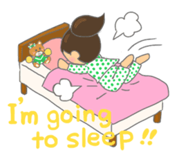 Cheerleader Sticker Green Uniform sticker #7381811