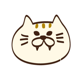 I want to say Meowing(cat) sticker #7382034