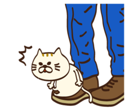 I want to say Meowing(cat) sticker #7382039