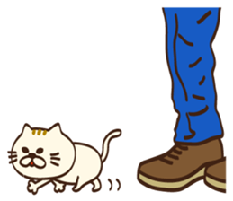 I want to say Meowing(cat) sticker #7382040