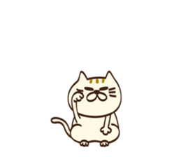 I want to say Meowing(cat) sticker #7382049