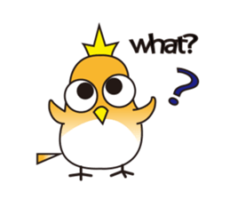 A little bird's various feelings sticker #7382212