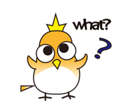 A little bird's various feelings sticker #7382212