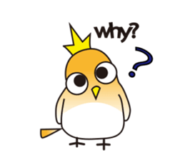 A little bird's various feelings sticker #7382213