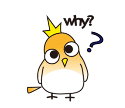 A little bird's various feelings sticker #7382213