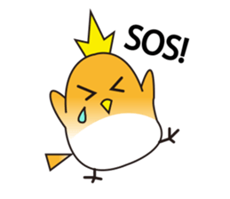 A little bird's various feelings sticker #7382247