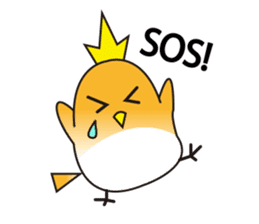 A little bird's various feelings sticker #7382247