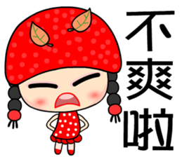 black tea girl sticker #7382458