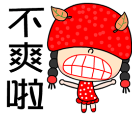 black tea girl sticker #7382489