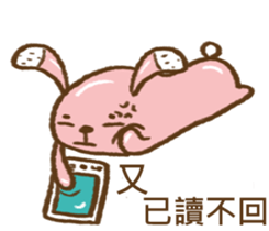 lovely rabbit candy sticker #7382684