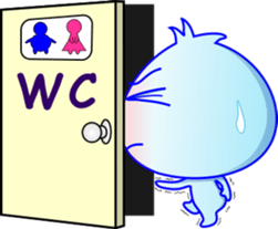 Water drops People. The second bomb sticker #7382892