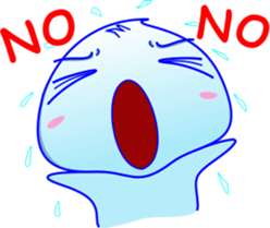 Water drops People. The second bomb sticker #7382896