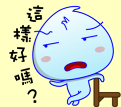 Water drops People. The second bomb sticker #7382910