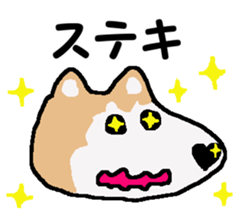 Shiba inu MOMO chan the third as well! 3 sticker #7383066