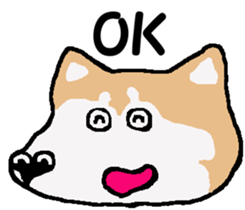 Shiba inu MOMO chan the third as well! 3 sticker #7383070