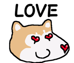 Shiba inu MOMO chan the third as well! 3 sticker #7383071