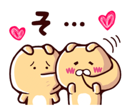 Bear to kiss sticker #7384054