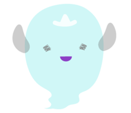 Japanese obake sticker #7384095