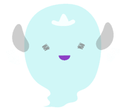 Japanese obake sticker #7384095