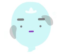 Japanese obake sticker #7384096