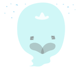 Japanese obake sticker #7384099