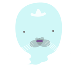 Japanese obake sticker #7384102