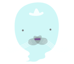 Japanese obake sticker #7384102