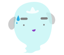 Japanese obake sticker #7384106