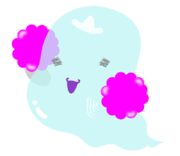 Japanese obake sticker #7384109