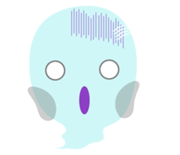 Japanese obake sticker #7384110