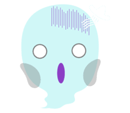 Japanese obake sticker #7384110