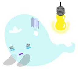 Japanese obake sticker #7384113