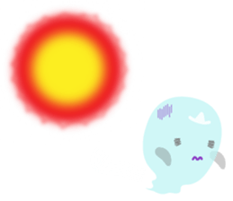 Japanese obake sticker #7384115