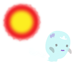 Japanese obake sticker #7384115