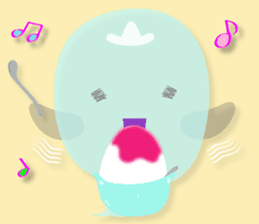 Japanese obake sticker #7384117