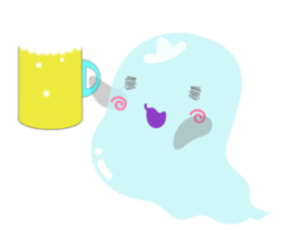 Japanese obake sticker #7384120