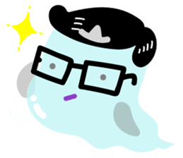 Japanese obake sticker #7384124