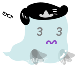 Japanese obake sticker #7384126