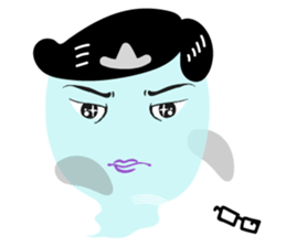 Japanese obake sticker #7384127