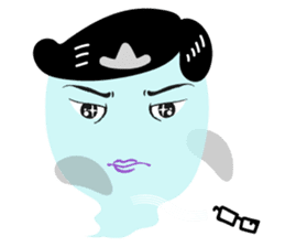 Japanese obake sticker #7384127