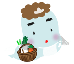 Japanese obake sticker #7384130