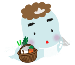 Japanese obake sticker #7384130