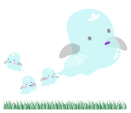 Japanese obake sticker #7384131