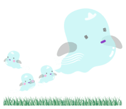 Japanese obake sticker #7384131