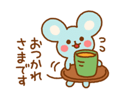 Timid mouse sticker #7384140