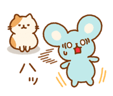 Timid mouse sticker #7384147